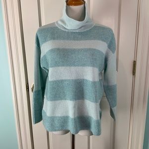 Zaket & Plover Blue Stripe Long Sleeve Knit Sweater